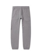 CRAIG GREEN - Tapered Lace-Detailed Cotton-Jersey Sweatpants - Gray