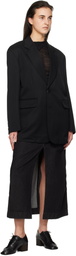 WOOYOUNGMI Black Wool Single Blazer