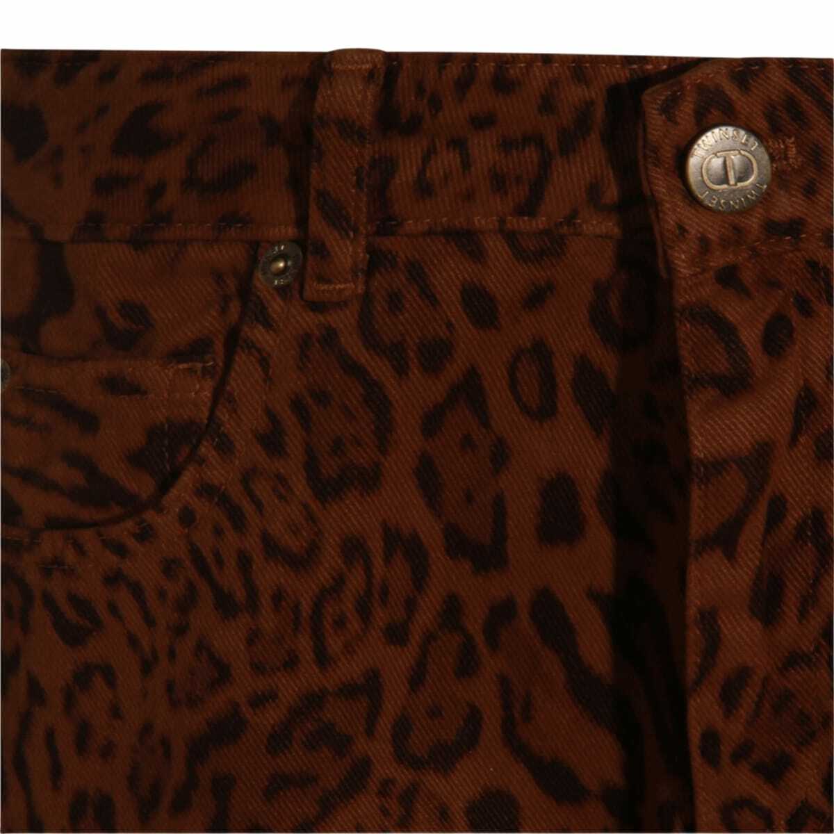 TwinSet Brown Cotton Denim Jeans