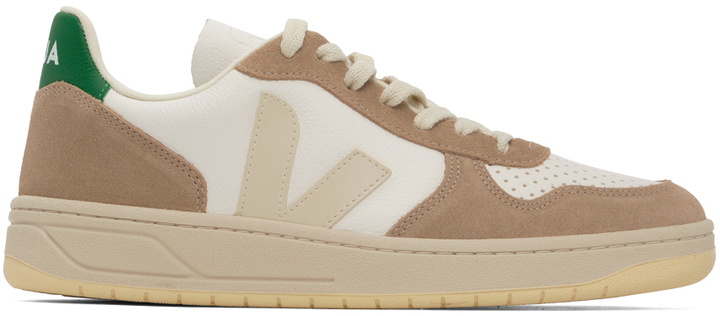 Photo: VEJA White & Tan V-10 Sneakers