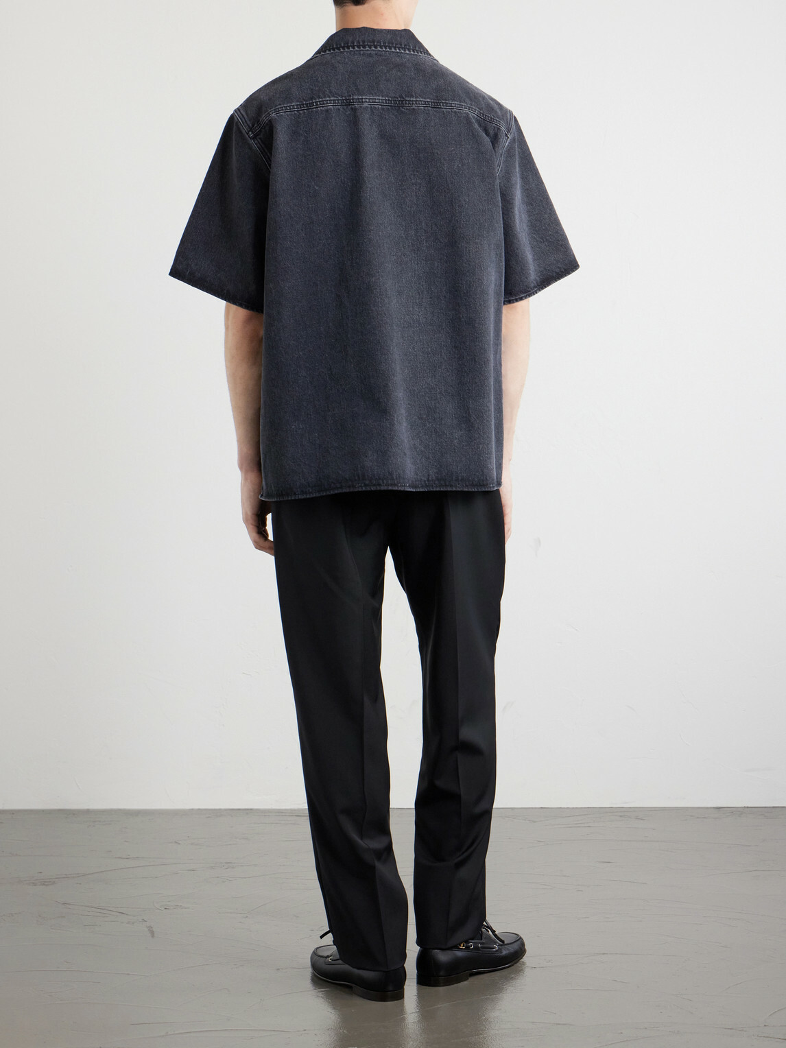 Valentino Garavani - VGold Denim Shirt - Gray