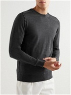 Caruso - Slim-Fit Wool Sweater - Gray