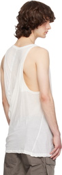 Rick Owens Off-White Temple Pony Tank Top