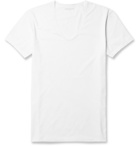 Derek Rose - Jack Pima Cotton-Blend T-Shirt - White