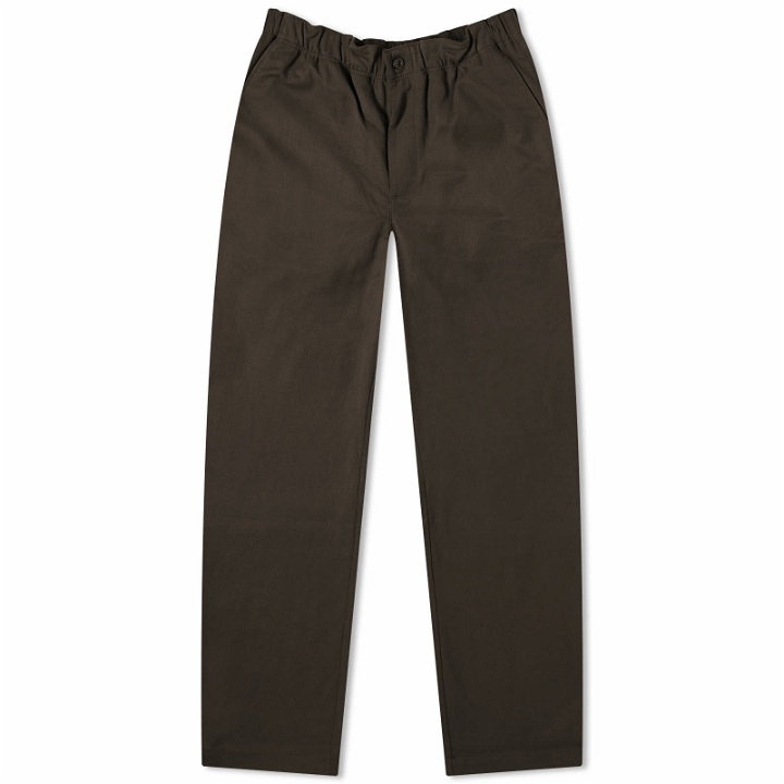 Photo: Norse Projects Men's Ezra Relaxed Twill Trouser in Beech Green