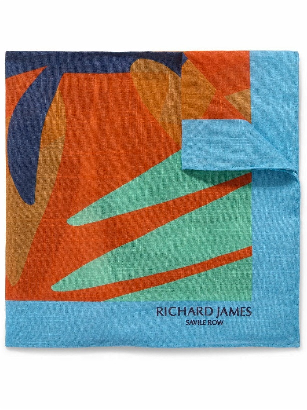 Photo: Richard James - Printed Cotton Pocket Square