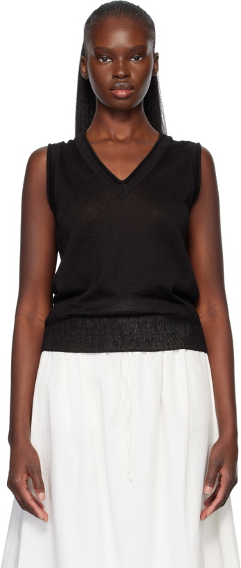 Photo: Nothing Written Black Dore Sleeveless Knit Top