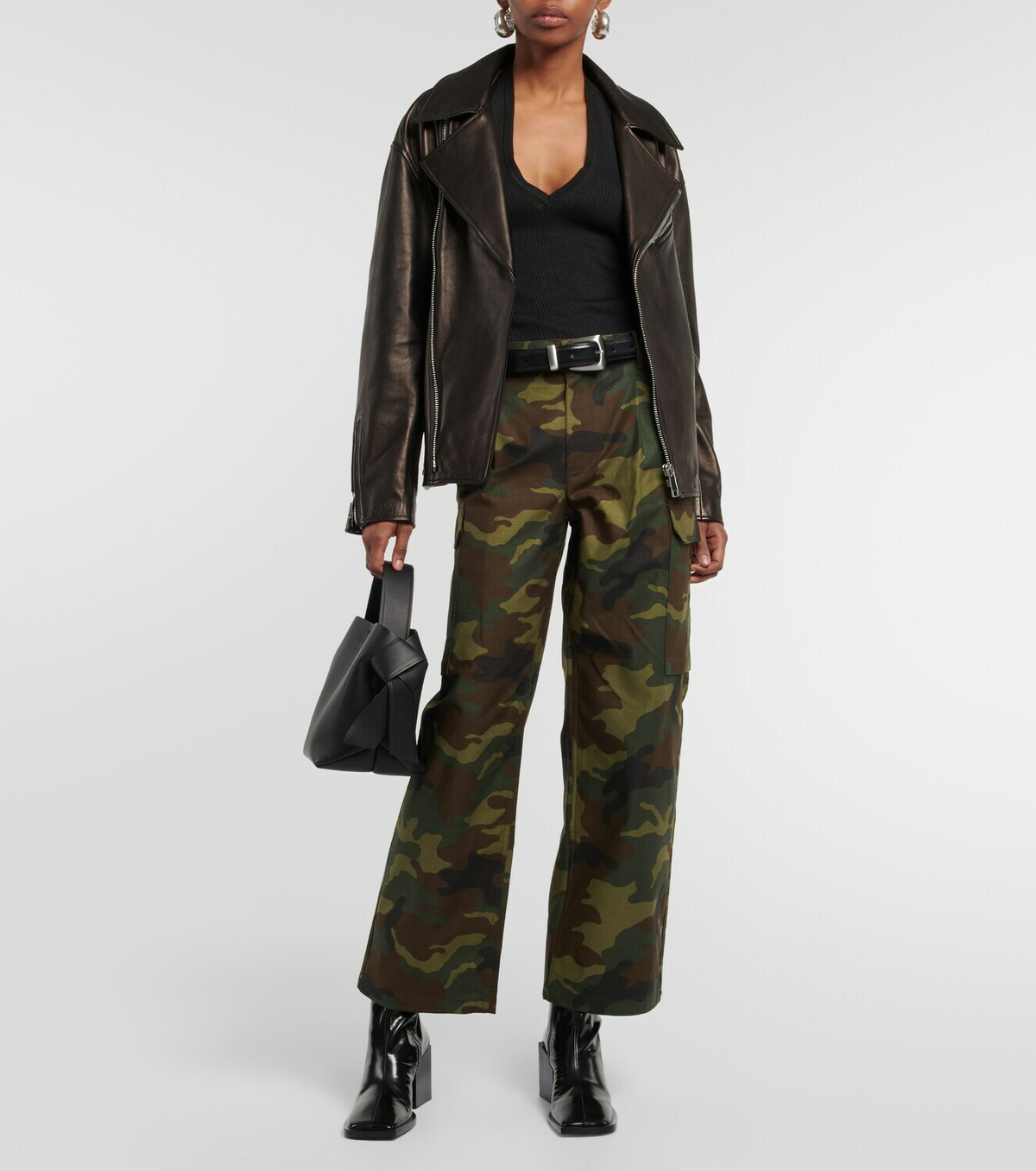 Nili Lotan - Ivey ribbed-knit halterneck silk top