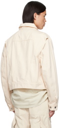 HELIOT EMIL Off-White Equisetum Denim Jacket