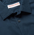 ORLEBAR BROWN - Giles Sea Island Cotton Shirt - Blue