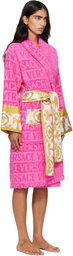 Versace Pink 'I Heart Baroque' Bathrobe