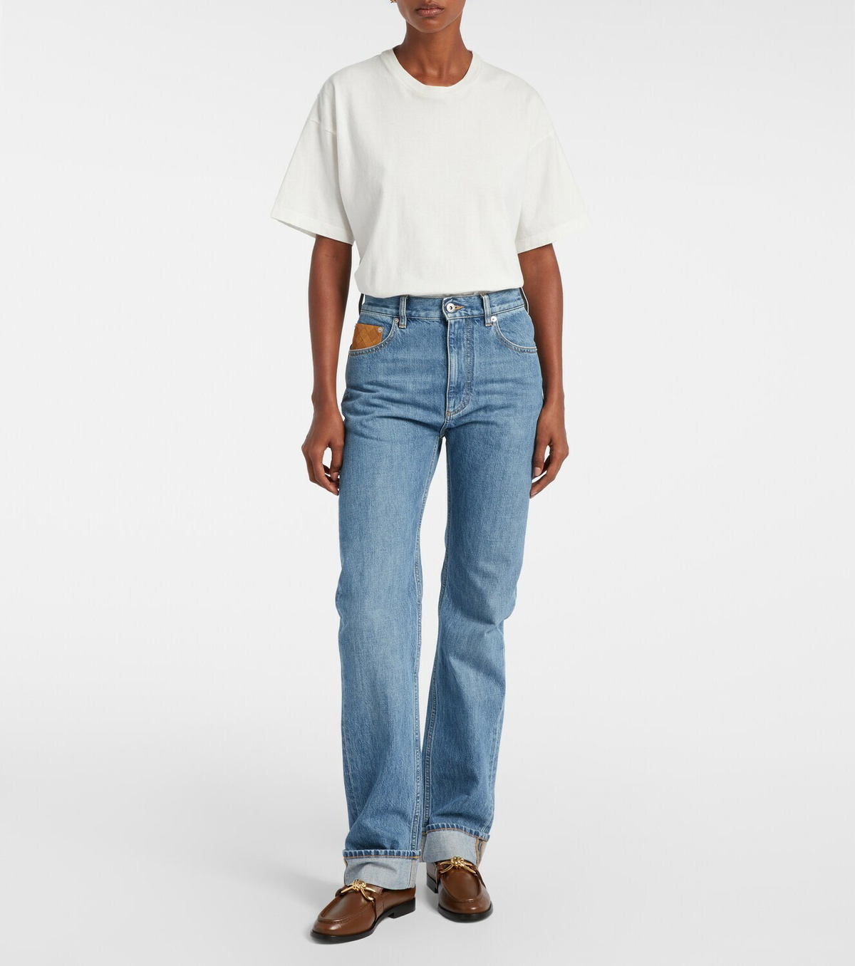 Bottega Veneta High-rise straight jeans