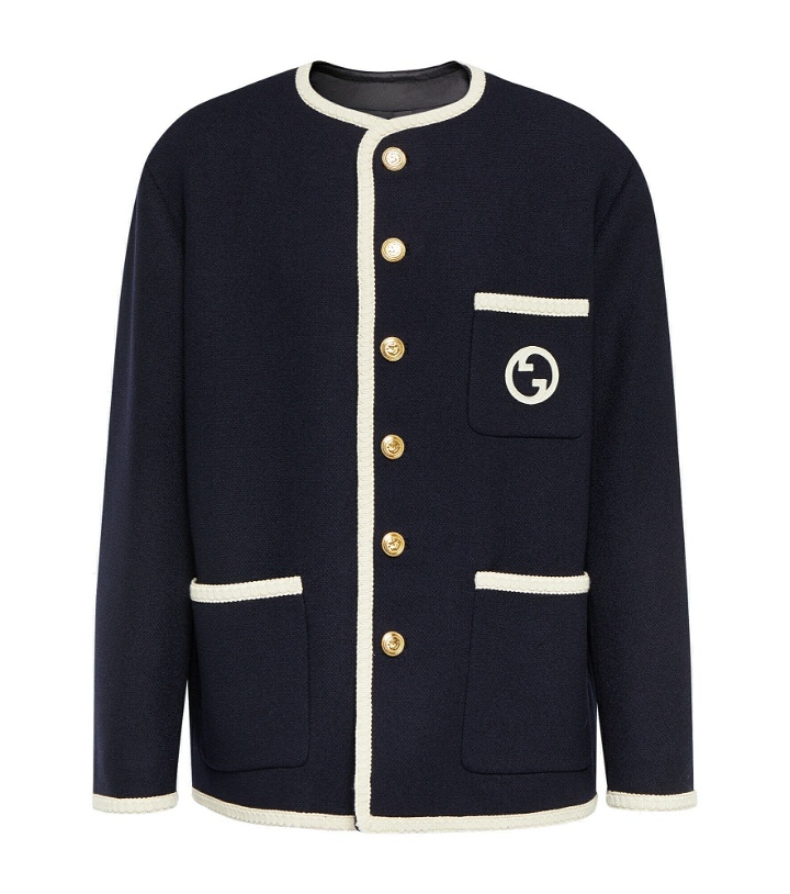 Photo: Gucci - Embroidered tweed jacket
