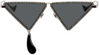 Gucci Silver Geometric Sunglasses