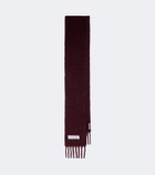 Acne Studios Alpaca, wool, and mohair-blend scarf