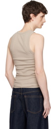 Seventh Taupe Base Rib Tank Top