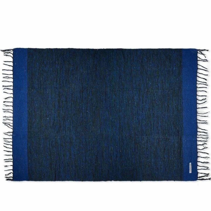 Photo: Puebco Handloomed Recycled Yarn Rug - 225 x 300cm in Blue 