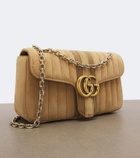 Gucci Jetset GG Marmont Medium suede shoulder bag