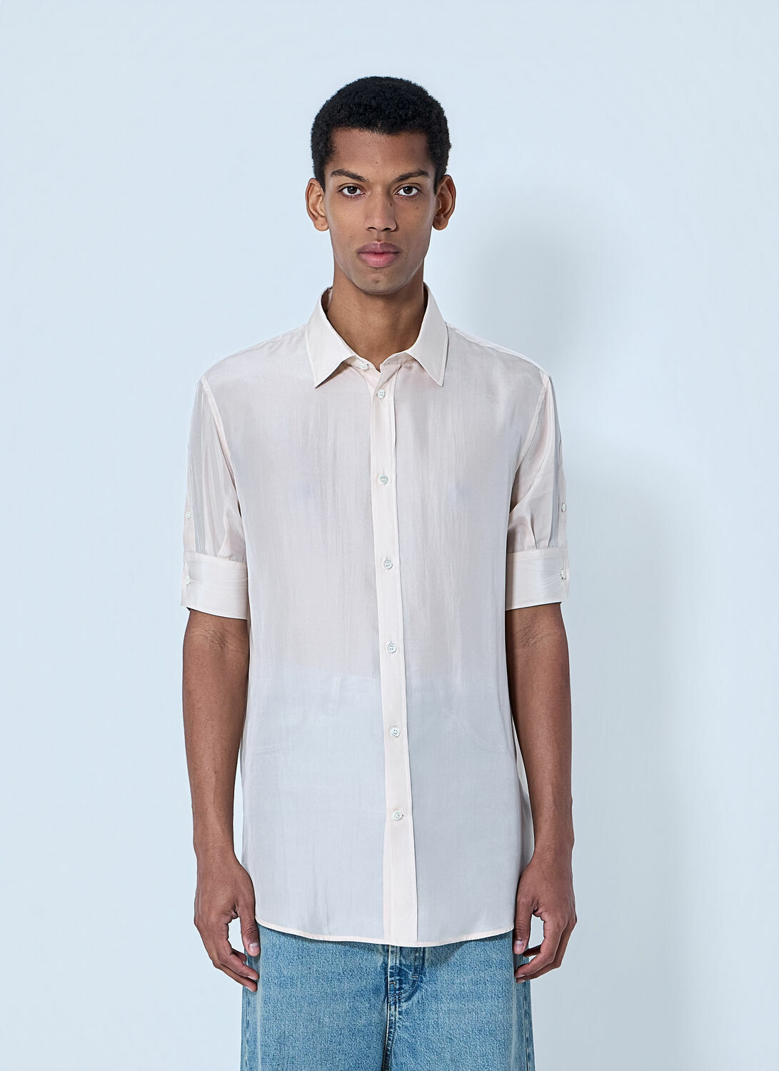 Maison Margiela Short Sleeve Button-Down Shirt