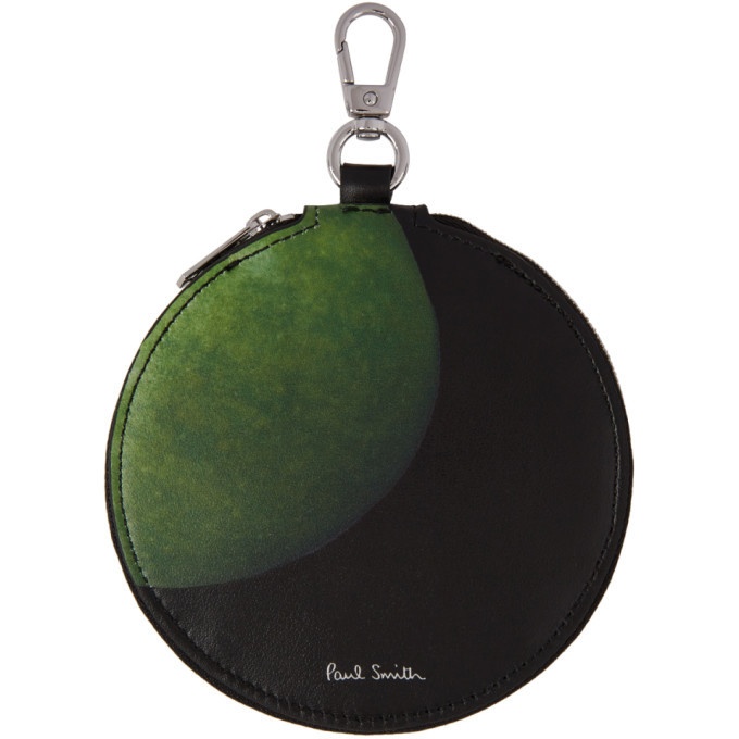 Photo: Paul Smith 50th Anniversary Black and Green Apple Circle Zip Wallet