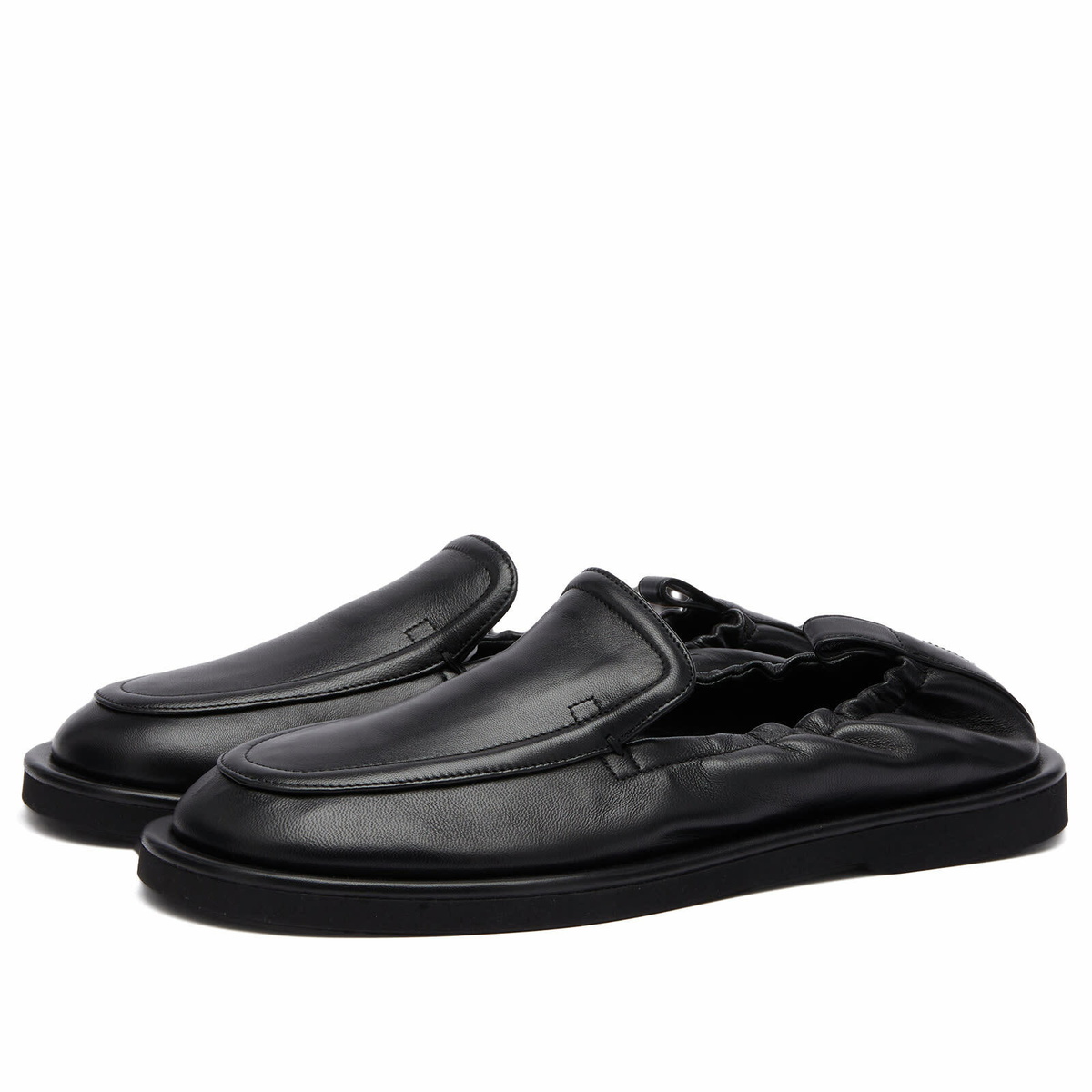 Studio Nicholson Women's Elastic Back Loafer in Black Studio