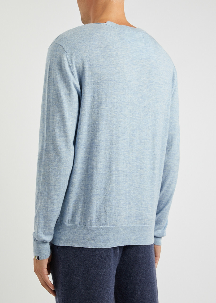 Extreme Cashmere N°233 Class Cashmere-blend Jumper - Blue - One Size