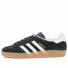 Adidas Gazelle Indoor in Core Black/White/Gum