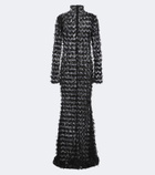 Taller Marmo Dragon Lady sequined gown