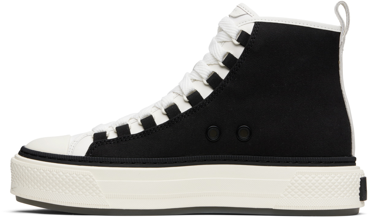 AMIRI Black & White MA Court Hi Sneakers