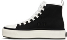 AMIRI Black & White MA Court Hi Sneakers