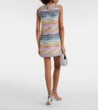 Missoni Zigzag metallic minidress