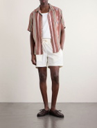 Kardo - Olbia Straight-Leg Cotton Drawstring Shorts - Neutrals