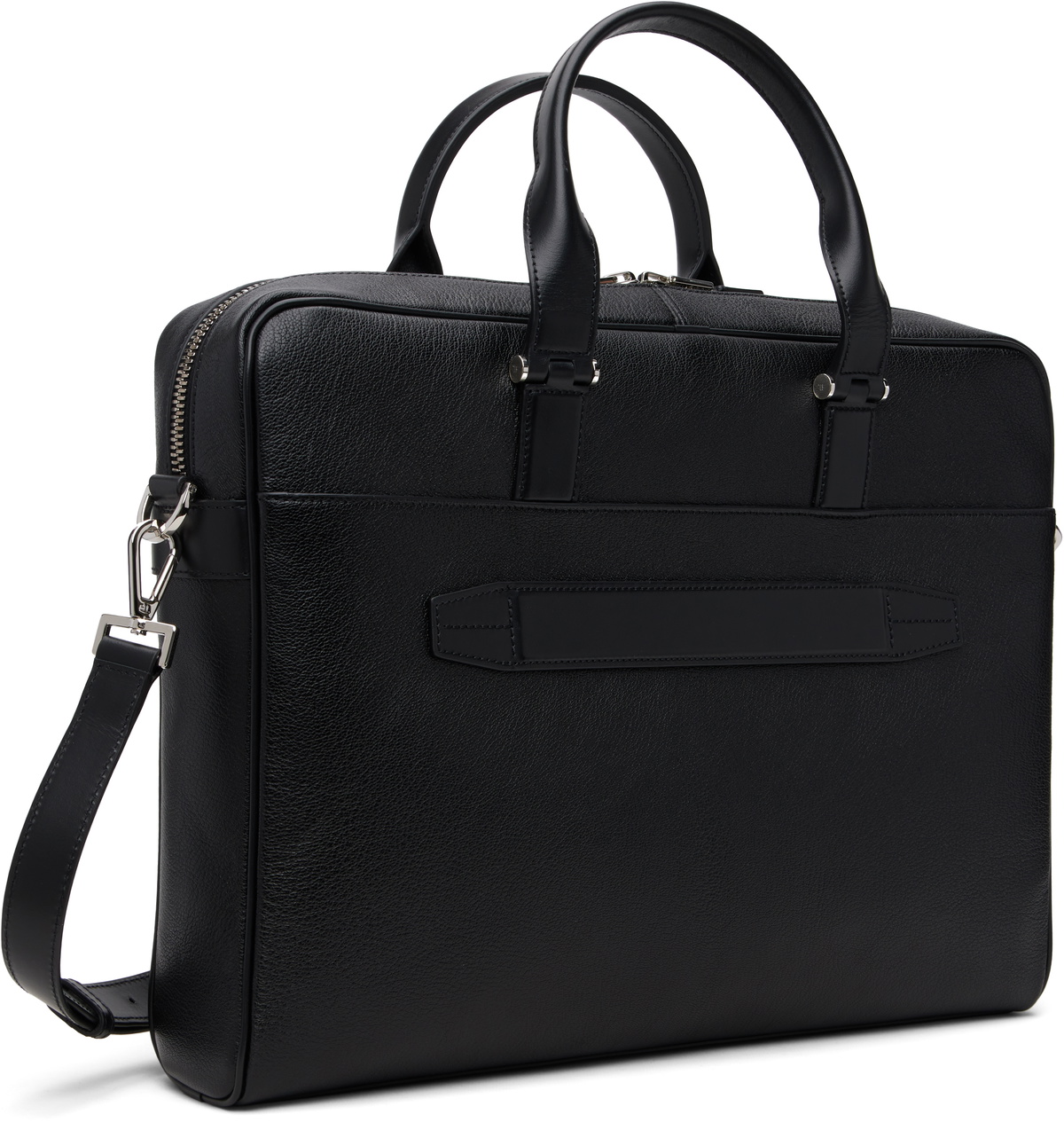TOM FORD Black Grain Leather Slim Briefcase