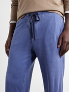 James Perse - Loopback Supima Cotton-Jersey Sweatpants - Blue