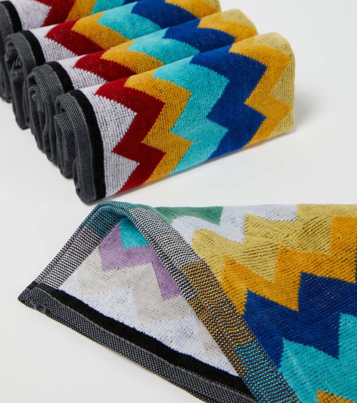 Missoni Cyrus set of 6 cotton face towels Missoni