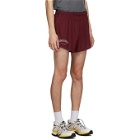 Satisfy Burgundy Long Distance 2.5 Inches Shorts