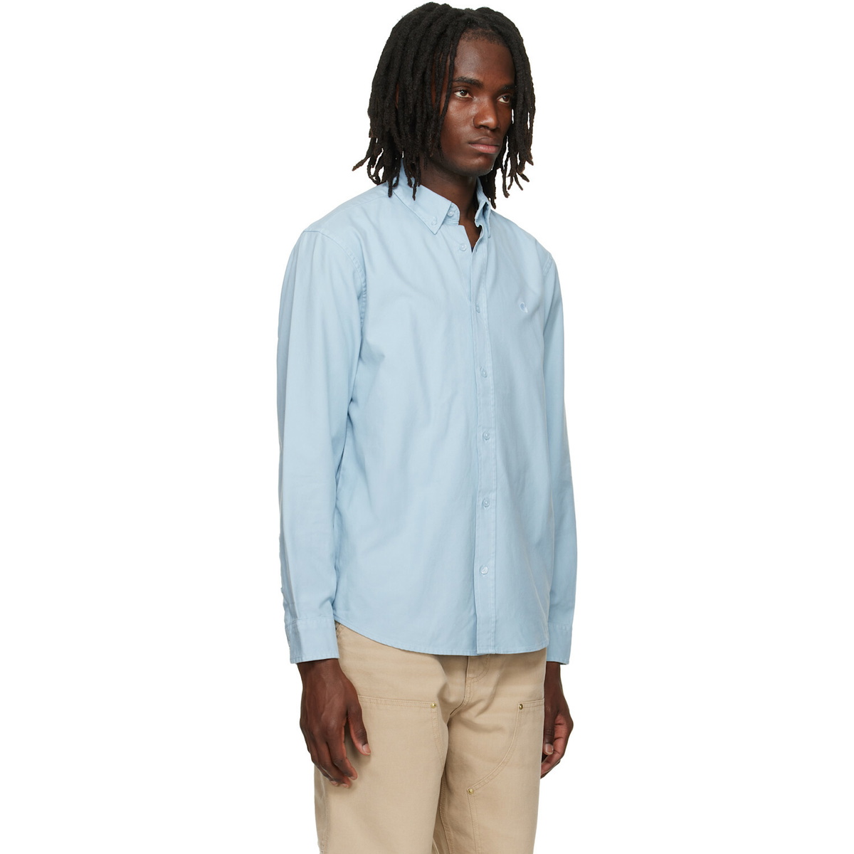 Carhartt Work In Progress Blue Bolton Shirt