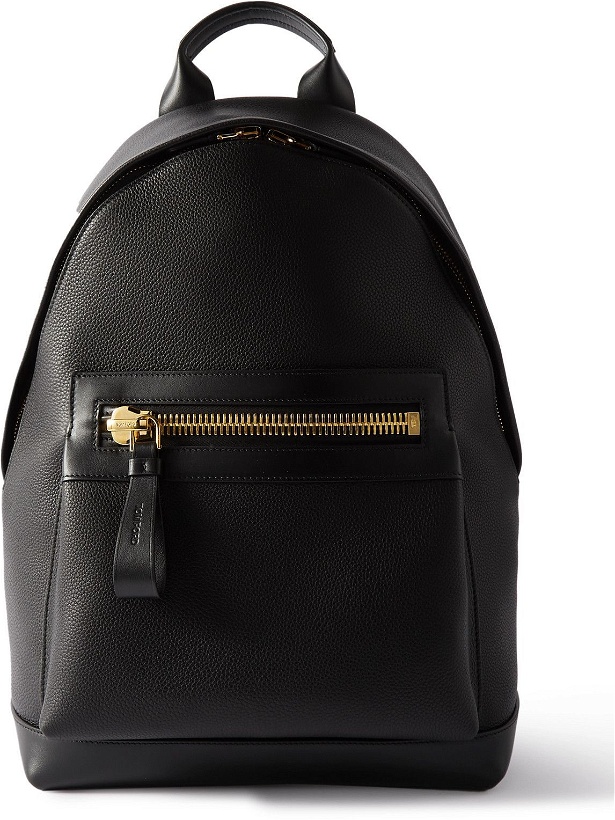 Photo: TOM FORD - Buckley Pebble-Grain Leather Backpack