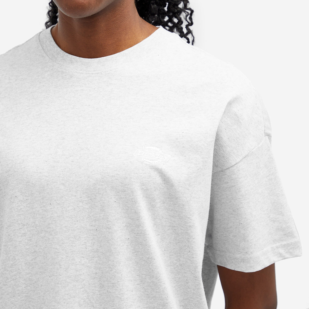 Dickies Women's Summerdale T-Shirt in Light Gray