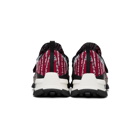 Prada Black and Red Crossection Sneakers