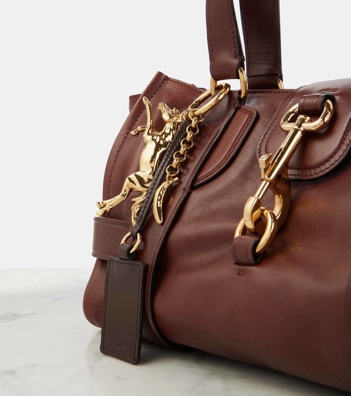 Chloé Kerala 25 Large leather tote bag Chloe