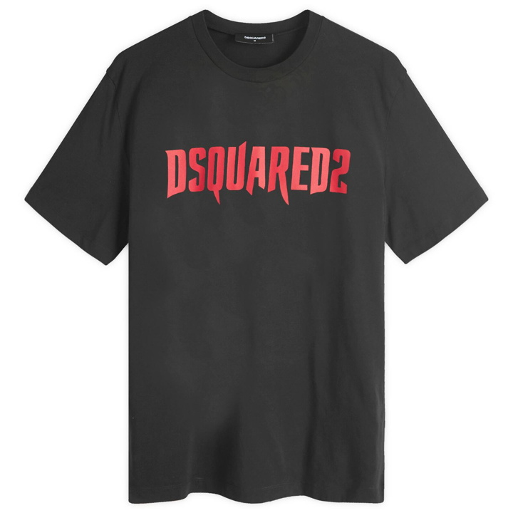 Photo: Dsquared2 Men's Chest Logo T-Shirt in Black