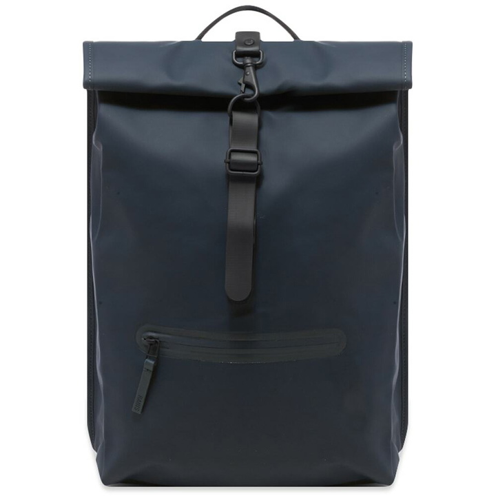 Photo: RAINS Men's Rolltop Rucksack in Navy