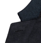 Paul Smith - Midnight-Blue Soho Slim-Fit Cotton and Cashmere-Blend Corduroy Suit Jacket - Blue