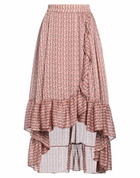 Maje Womens Midi skirt in Pink