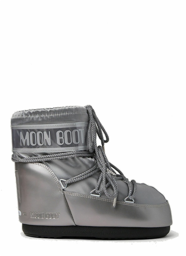 Photo: Icon Low Glance Snow Boots in Silver