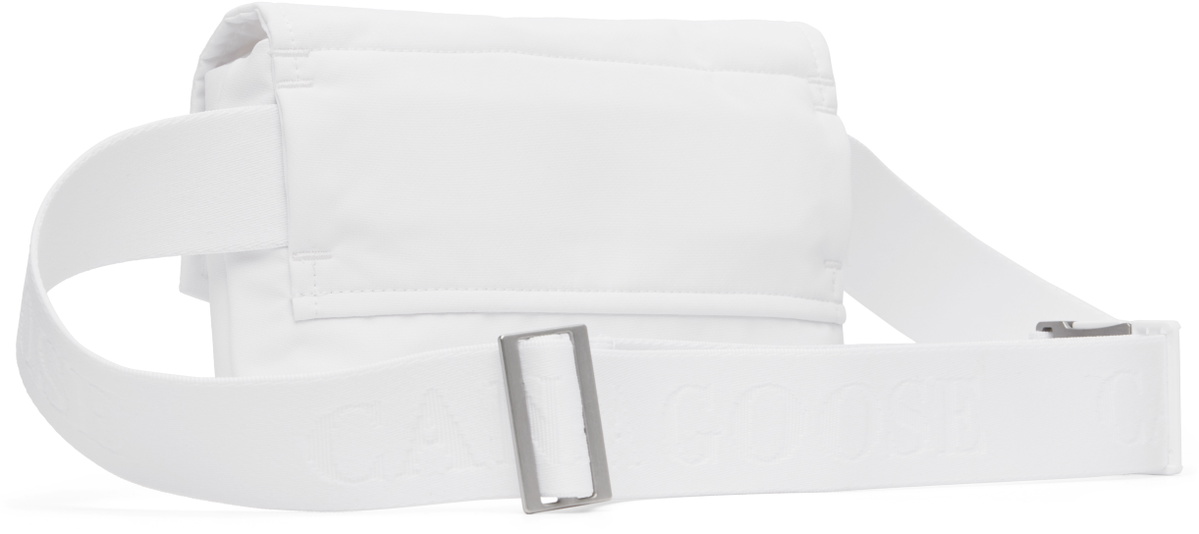 Canada Goose White Mini Waist Pack Belt Bag