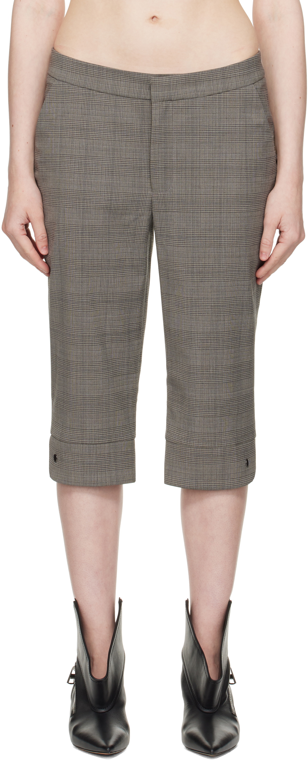 FIDAN NOVRUZOVA Gray Teo Capri Trousers