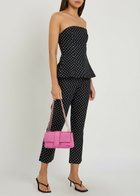 Faithfull The Brand Petro Polka dot Linen top Black And White