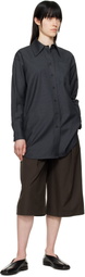 CO Brown Poplin Culotte Trousers